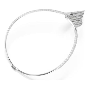 Swarovski Vienna kaulakoru, vaalea metalli, kirkkaat zirkoniat ja kristallit, 5757502