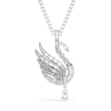 Swarovski Vienna kaulakoru, vaalea metalli ja kirkkaat kristallit, 5754828