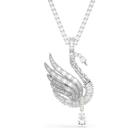 Swarovski Vienna kaulakoru, vaalea metalli ja kirkkaat kristallit, 5754828