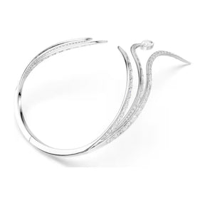 Swarovski Vienna kaulakoru, vaalea metalli ja kirkkaat zirkonit, 5749067