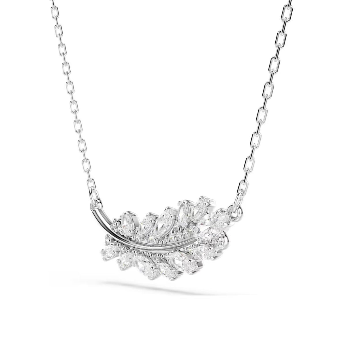 Swarovski Vienna kaulakoru, vaalea metalli ja kirkkaat zirkonit, 5756111