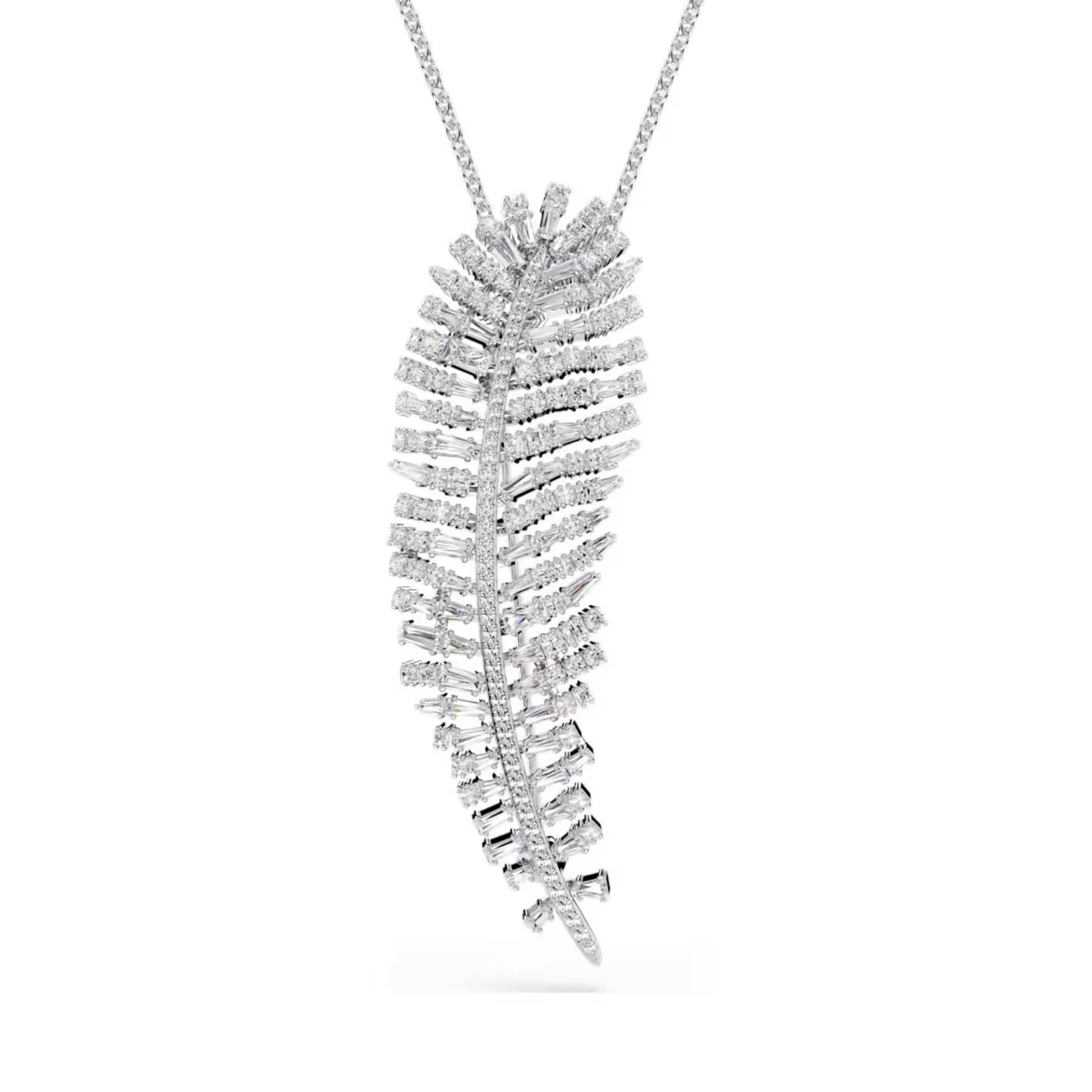 Swarovski Vienna kaulakoru/rintakoru, vaalea metalli ja kirkkaat zirkonit, 5749209