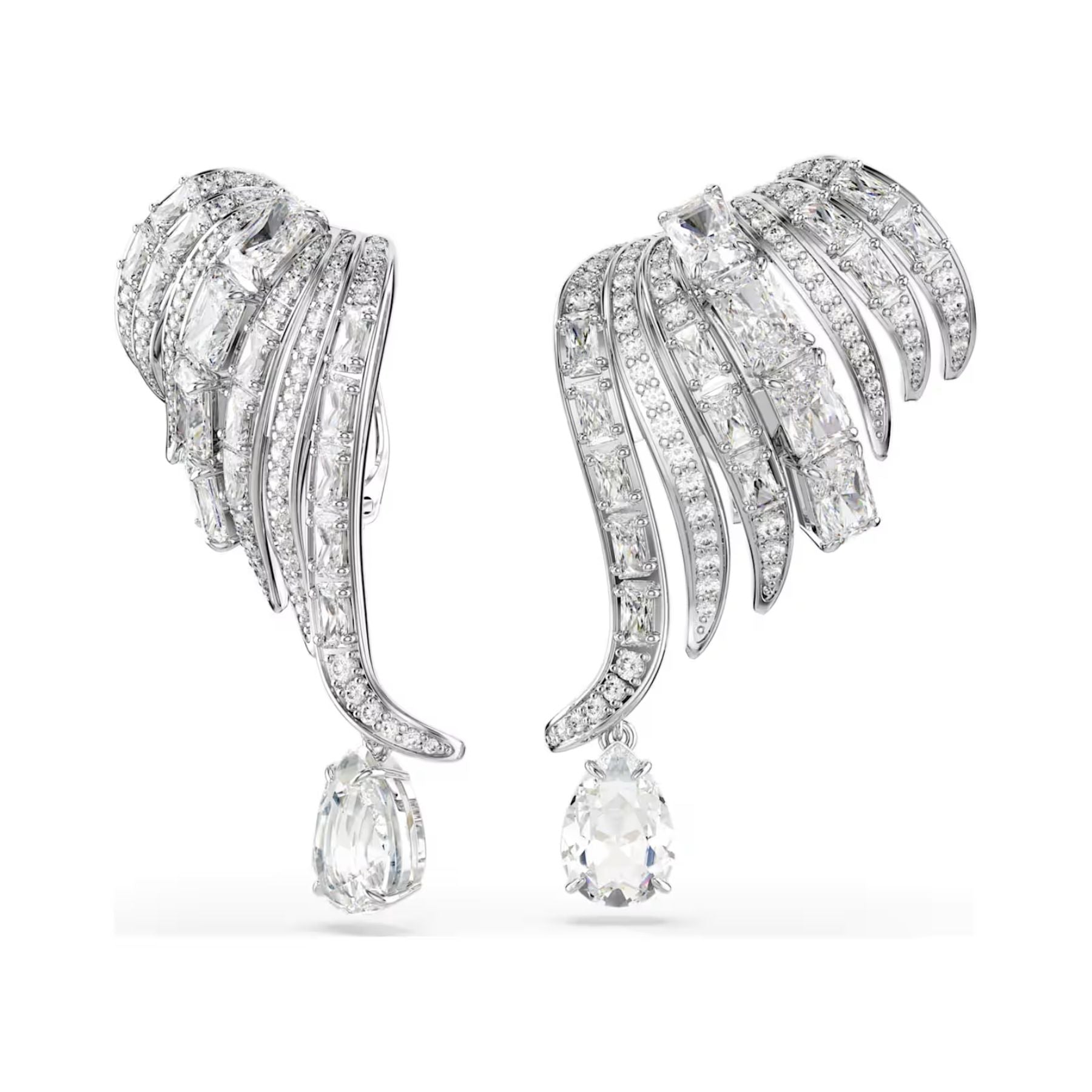 Swarovski Vienna klipsikorvakorut, vaalea metalli ja kirkkaat zirkonit, 5755961