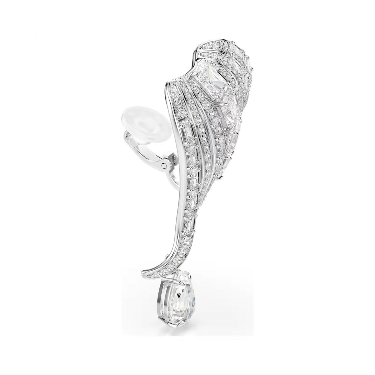 Swarovski Vienna klipsikorvakorut, vaalea metalli ja kirkkaat zirkonit, 5755961