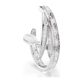 Swarovski Vienna klipsikorvakorut, vaalea metalli ja kirkkaat zirkonit, 5756046