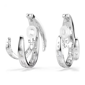 Swarovski Vienna klipsikorvakorut, vaalea metalli ja kirkkaat zirkonit, 5756046