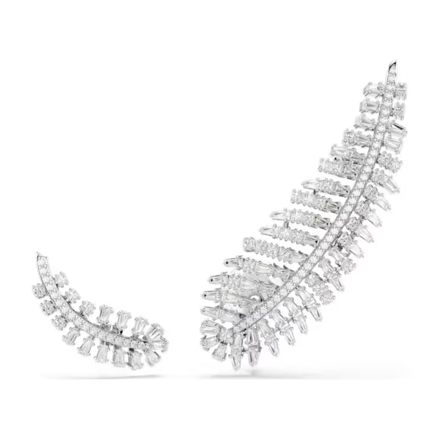 Swarovski Vienna korvakoru ja klipsikorvakoru, vaalea metalli ja kirkkaat zirkonit, 5749211