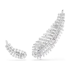 Swarovski Vienna korvakoru ja klipsikorvakoru, vaalea metalli ja kirkkaat zirkonit, 5749211