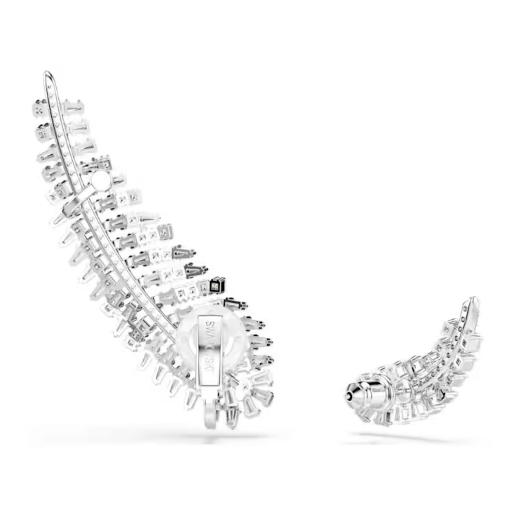 Swarovski Vienna korvakoru ja klipsikorvakoru, vaalea metalli ja kirkkaat zirkonit, 5749211
