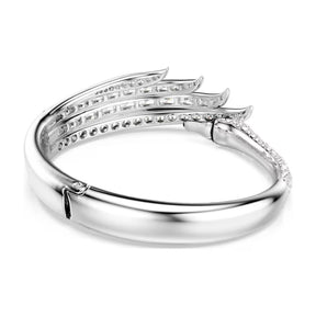 Swarovski Vienna rannerengas, vaalea metalli, kirkkaat zirkoniat ja kristallit, 5749066