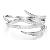 Swarovski Vienna rannerengas, vaalea metalli ja kirkkaat zirkonit, 5756047