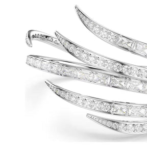 Swarovski Vienna rannerengas, vaalea metalli ja kirkkaat zirkonit, 5756047