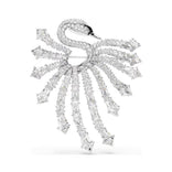 Swarovski Vienna rintakoru, vaalea metalli ja kirkkaat zirkoniat, 5760065