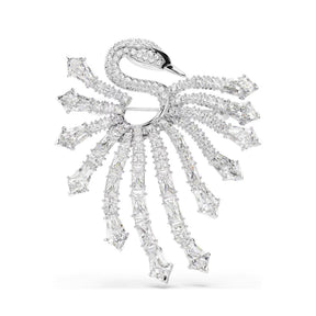 Swarovski Vienna rintakoru, vaalea metalli ja kirkkaat zirkoniat, 5760065