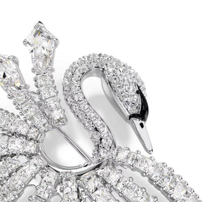 Swarovski Vienna rintakoru, vaalea metalli ja kirkkaat zirkoniat, 5760065