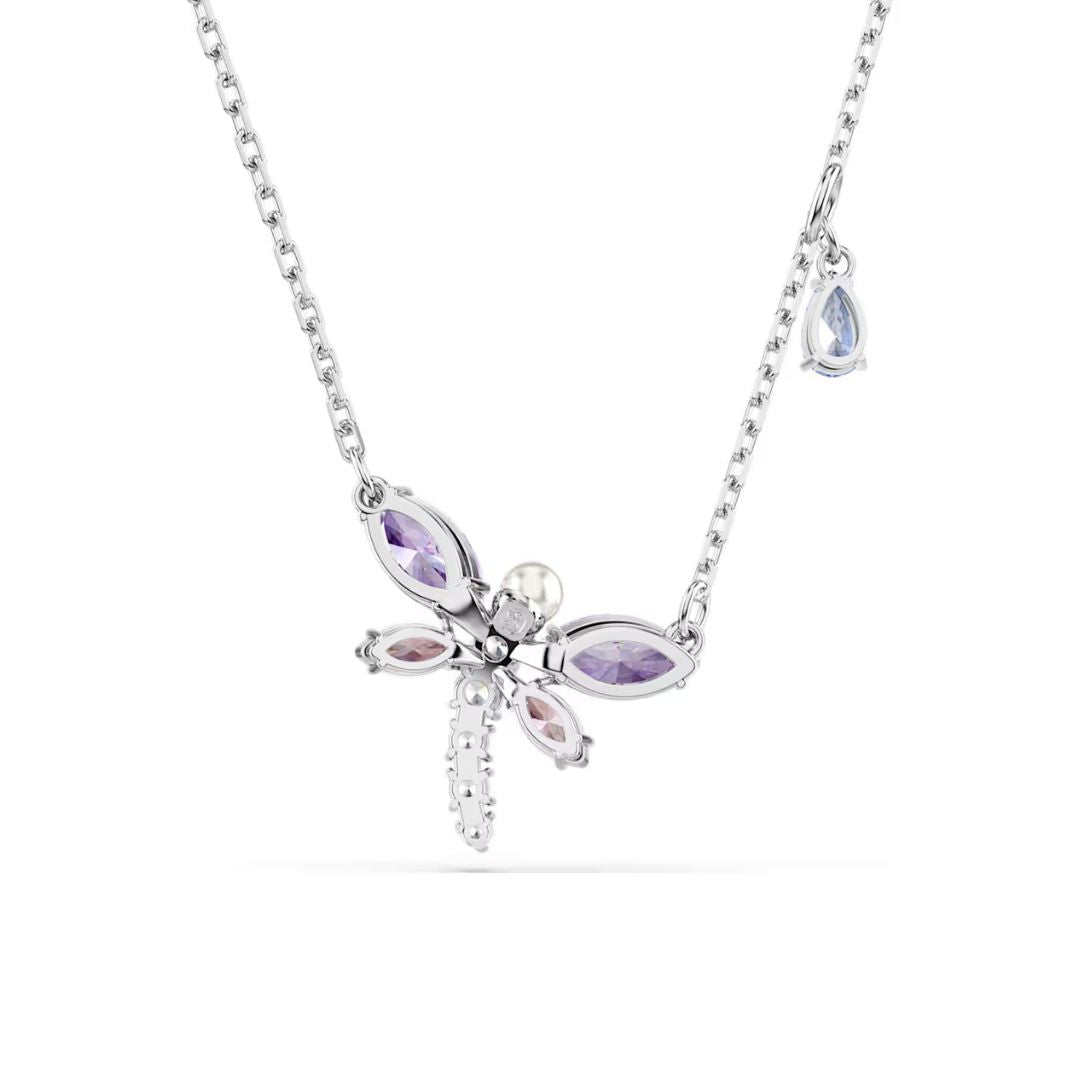 Swarovski x Ariana Grande Dragonfly kaulakoru, 5737383, rodioitu korumetalli