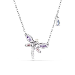 Swarovski x Ariana Grande Dragonfly kaulakoru, 5737383, rodioitu korumetalli
