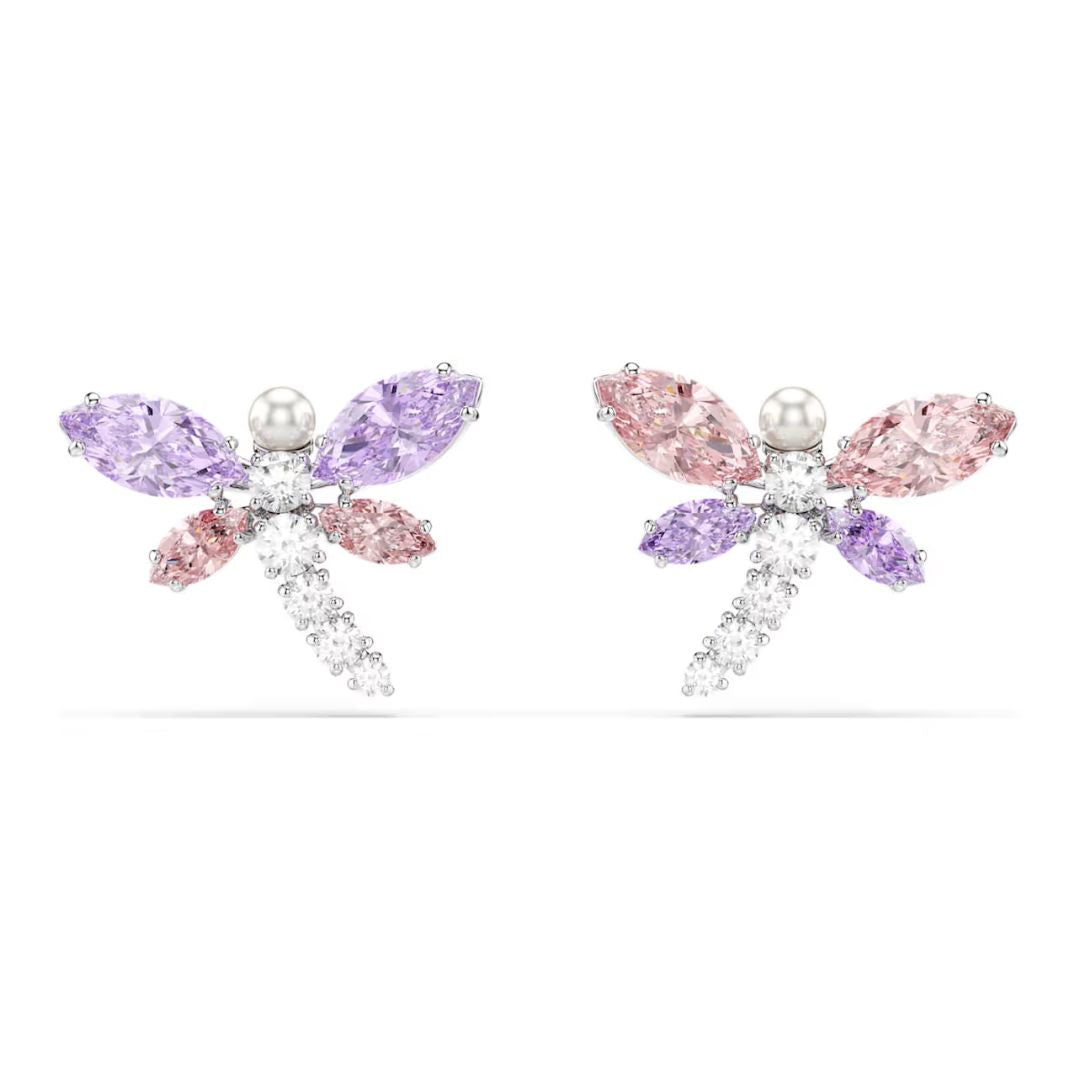 Swarovski x Ariana Grande Dragonfly korvakorut kristalleilla ja helmillä, 5737371