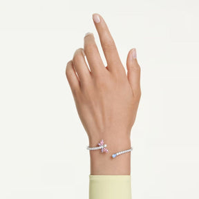 Swarovski x Ariana Grande Dragonfly rannekoru, eriväriset kristallit ja helmi 5737400