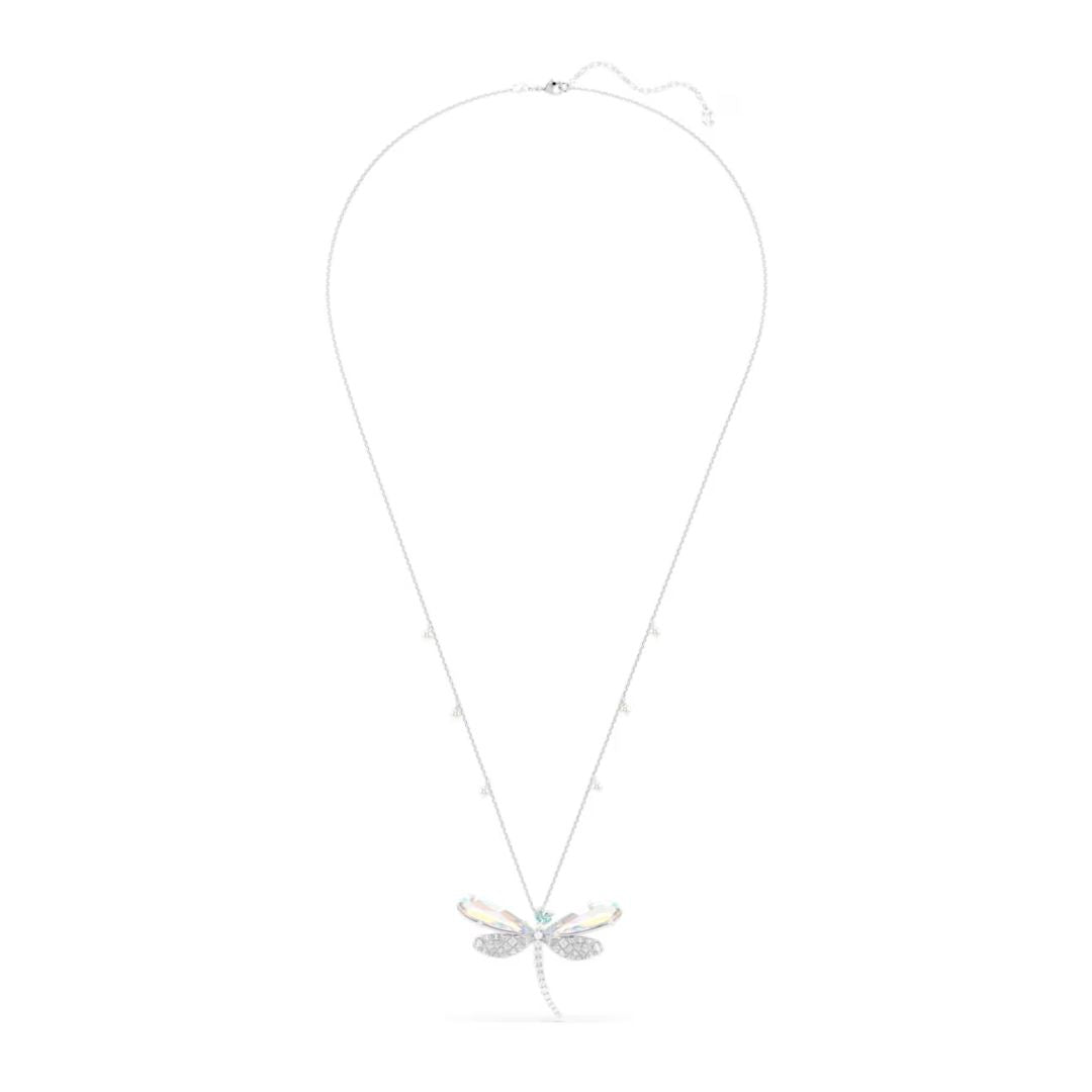 Swarovski x Ariana Grande Dragonfly riipus ja rintakoru kristalleilla ja helmillä, 5737429