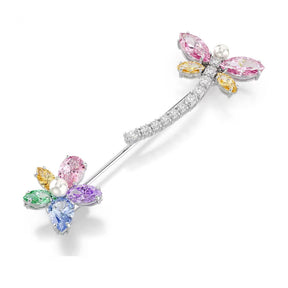 Swarovski x Ariana Grande Dragonfly rintakoru monivärisillä kristalleilla, 5737428