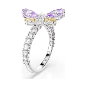 Swarovski x Ariana Grande Dragonfly sormus, kristallit ja helmi, 5737368