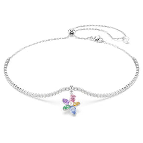 Swarovski x Ariana Grande choker kaulakoru, kukkakoriste ja moniväriset kristallit, 5749189