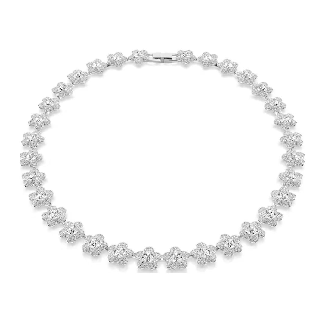 Swarovski x Ariana Grande kaulakoru, vaalea metalli, kirkkaat kristallit, 5749179