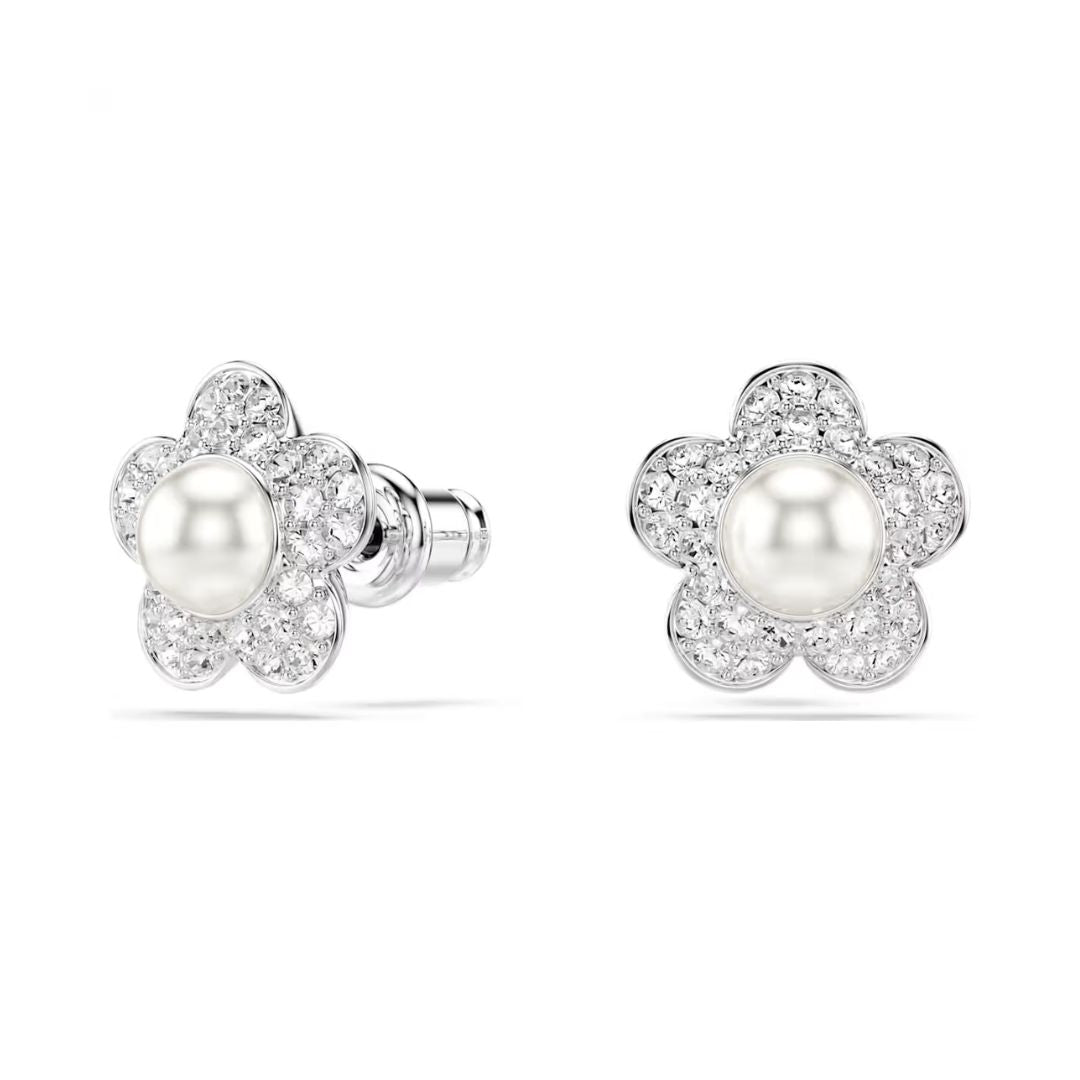 Swarovski x Ariana Grande korvakorut, valkoinen kristalli ja helmi, 5756098