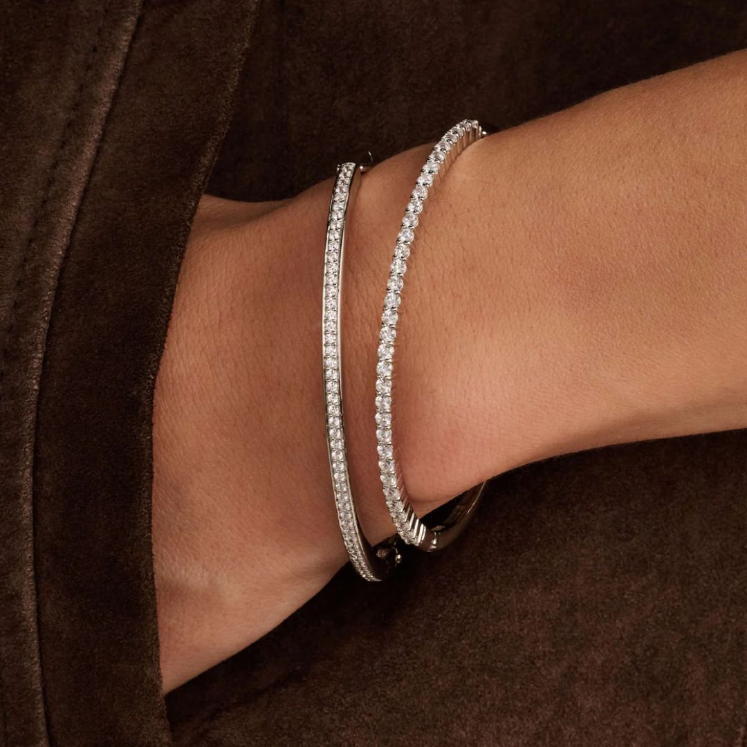 TI SENTO Classic rannerengas hopeaa ja zirkoneja, 2889ZI