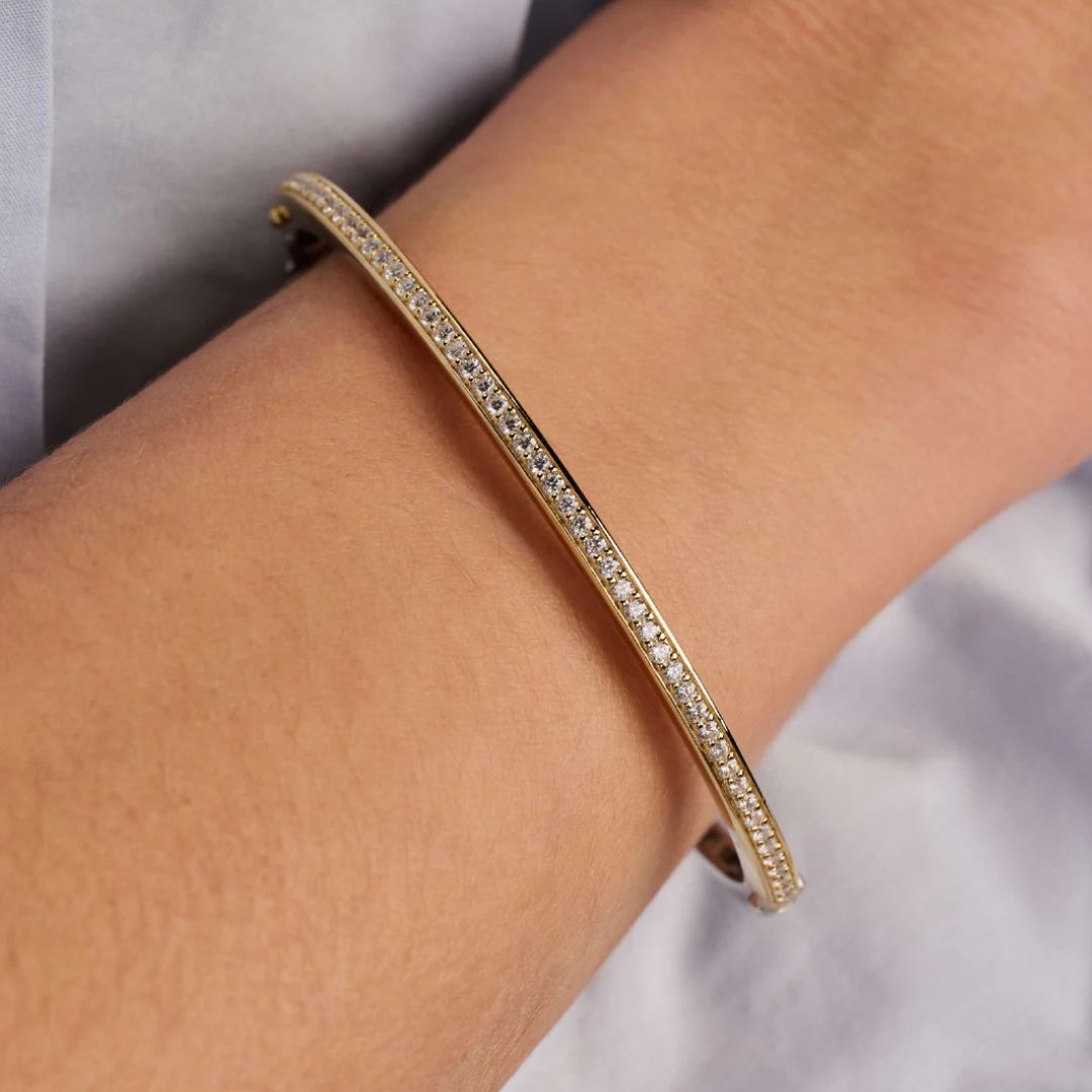 TI SENTO Classic rannerengas, keltakullattua hopeaa ja zirkoneja, 2889ZY