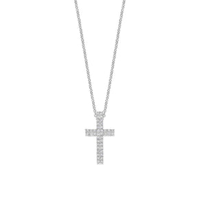 TI SENTO Cross kaulakoru, hopeaa ja zirkoni, 34130ZI/42