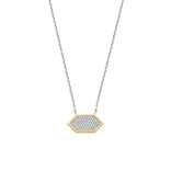 TI SENTO Milano kaulakoru, zirkonit ja keltakullattua hopeaa, 34040ZY