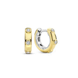 TI SENTO Milano korvakorut, keltakullattua hopeaa ja zirkonit, 7953ZY