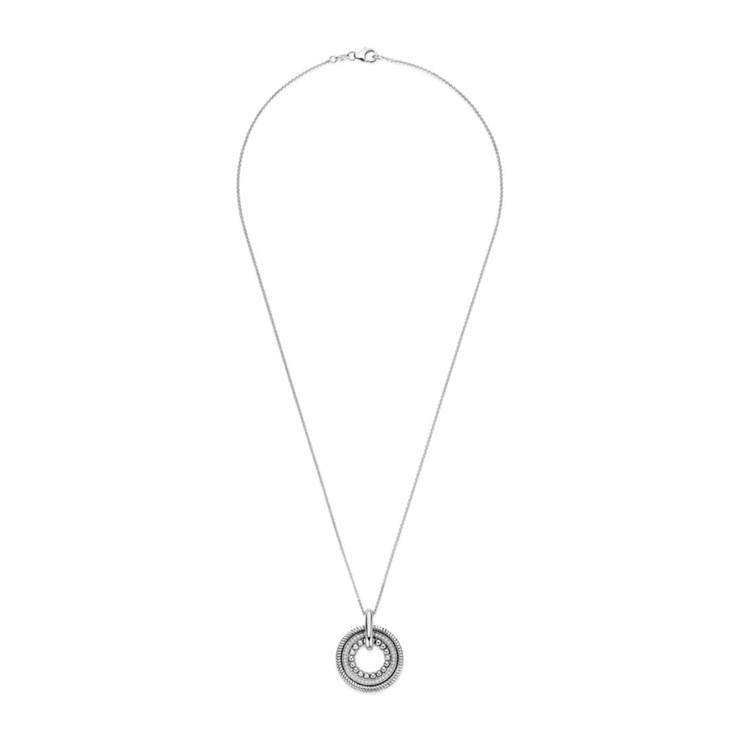 TI SENTO Structure Circle kaulakoru, hopeaa ja zirkoni, 6860ZI