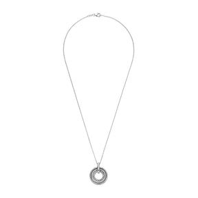 TI SENTO Structure Circle kaulakoru, hopeaa ja zirkoni, 6860ZI