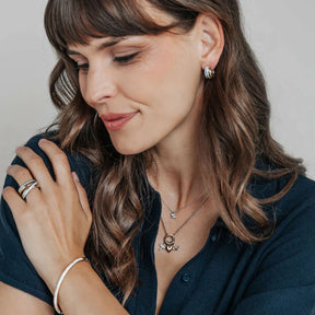 TI SENTO kaulakoru, hopeaa ja zirkoni, 34087ZI/42