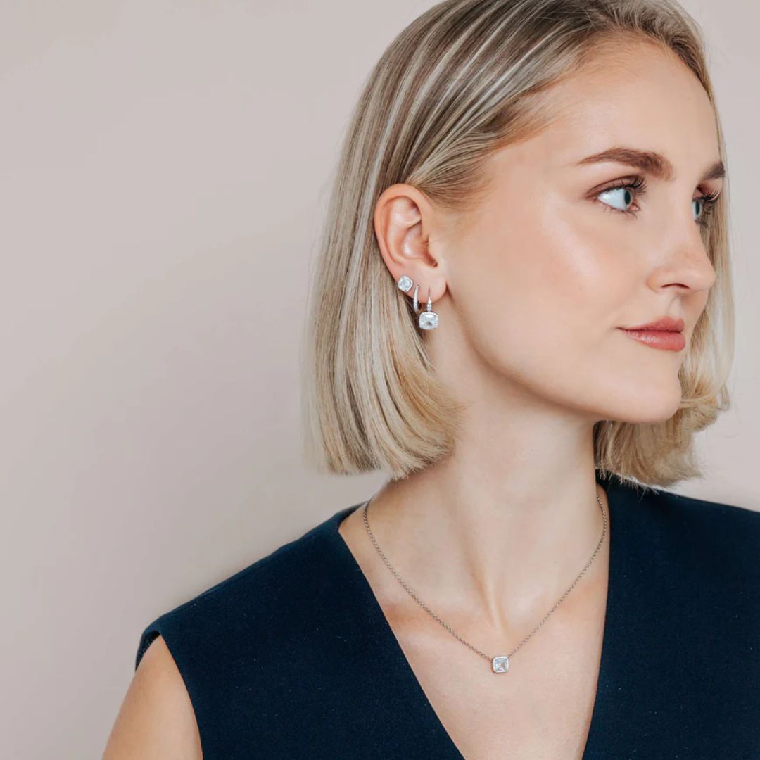 TI SENTO kaulakoru, hopeaa ja zirkonit 34104ZI/42