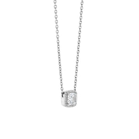 TI SENTO kaulakoru, hopeaa ja zirkonit 34104ZI/42