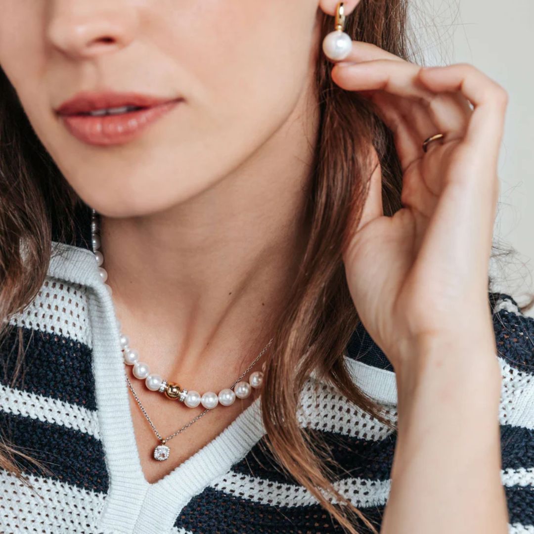 TI SENTO kaulakoru, keltakullattua hopeaa ja zirkonit 34103ZY/42