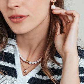 TI SENTO kaulakoru, keltakullattua hopeaa ja zirkonit 34103ZY/42