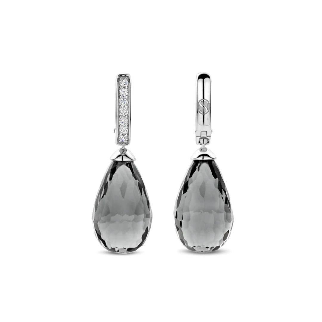 TI SENTO korvakorut, hopeaa ja kristallit, 78038GG