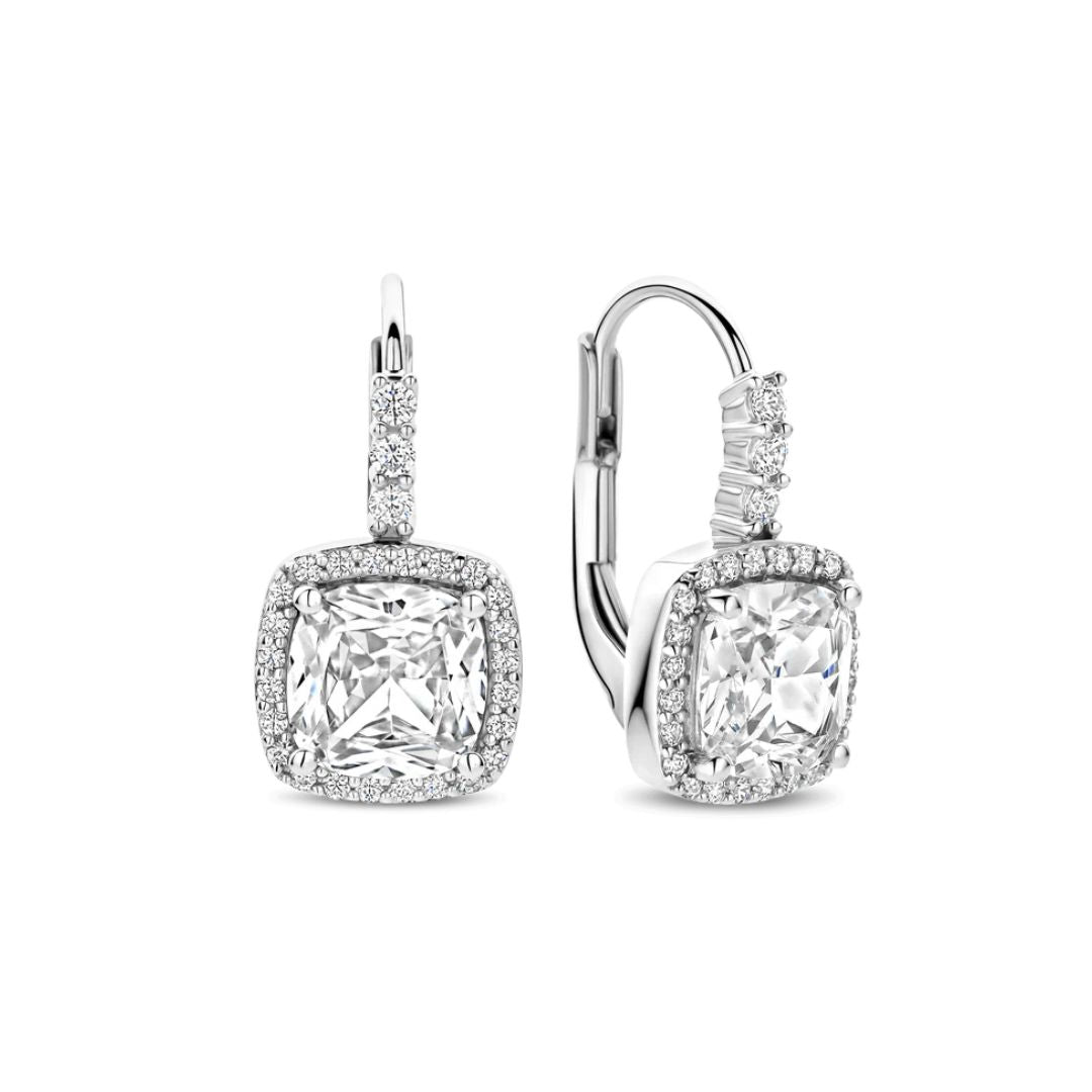 TI SENTO korvakorut, hopeaa ja zirkonit, 78031ZI