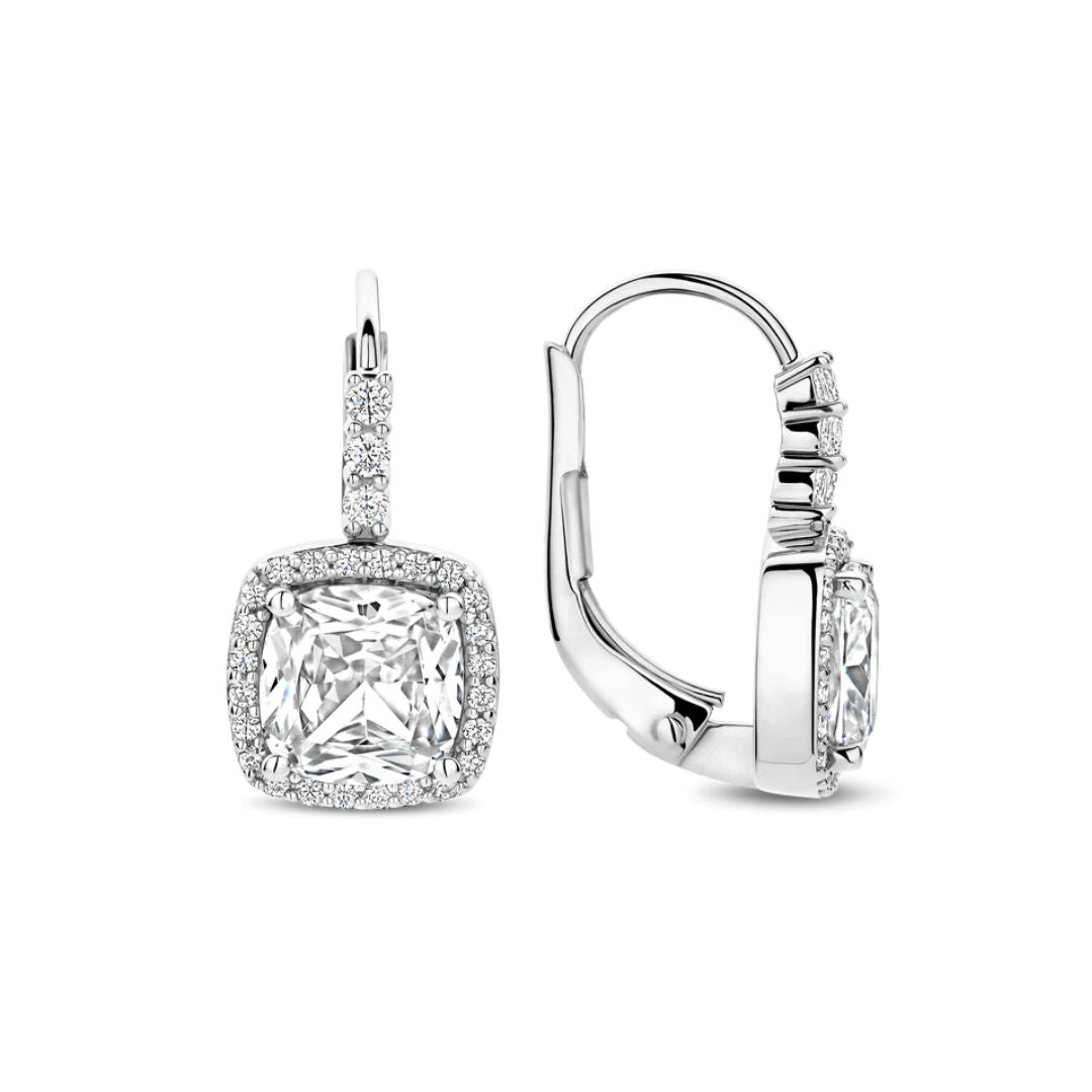 TI SENTO korvakorut, hopeaa ja zirkonit, 78031ZI