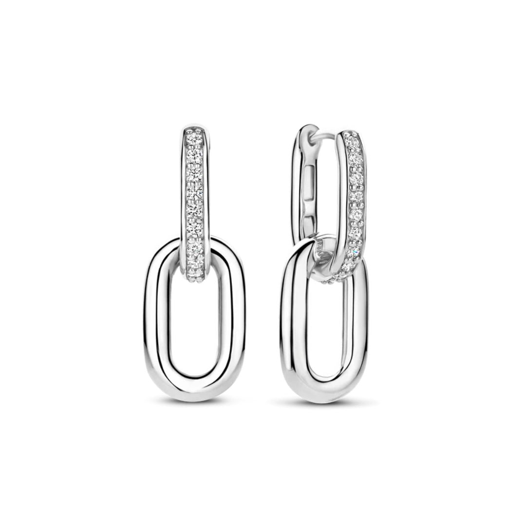 TI SENTO korvakorut, hopeaa ja zirkonit, 7831ZI