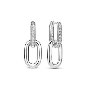 TI SENTO korvakorut, hopeaa ja zirkonit, 7831ZI