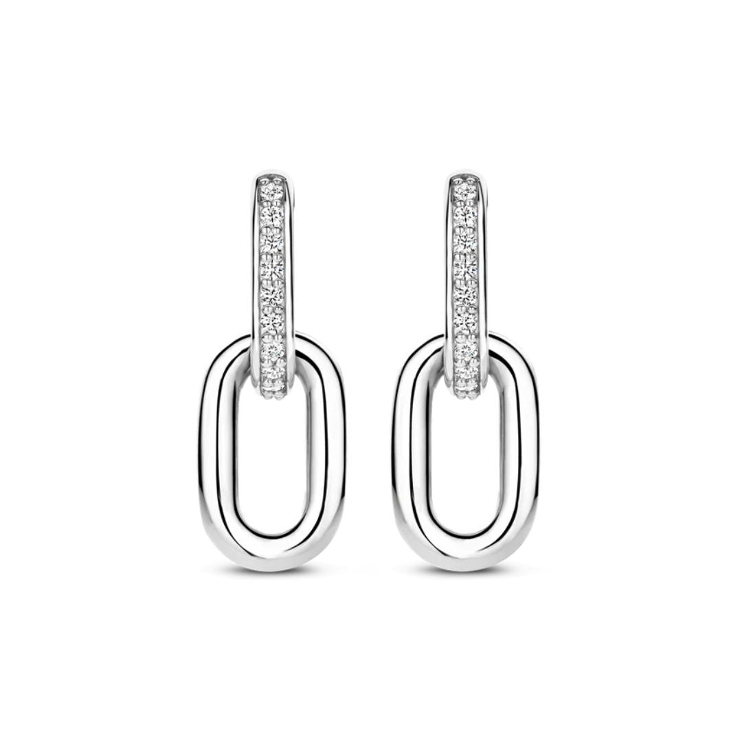 TI SENTO korvakorut, hopeaa ja zirkonit, 7831ZI