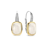 TI SENTO korvakorut, keltakullattua hopeaa, kristallit ja zirkonit, 78041MW