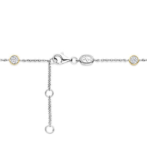 TI SENTO rannekoru, keltakullattua hopeaa ja zirkonit, 2756ZY