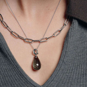 TI SENTO riipus, hopeaa, kristalli ja zirkonit, 6849GG